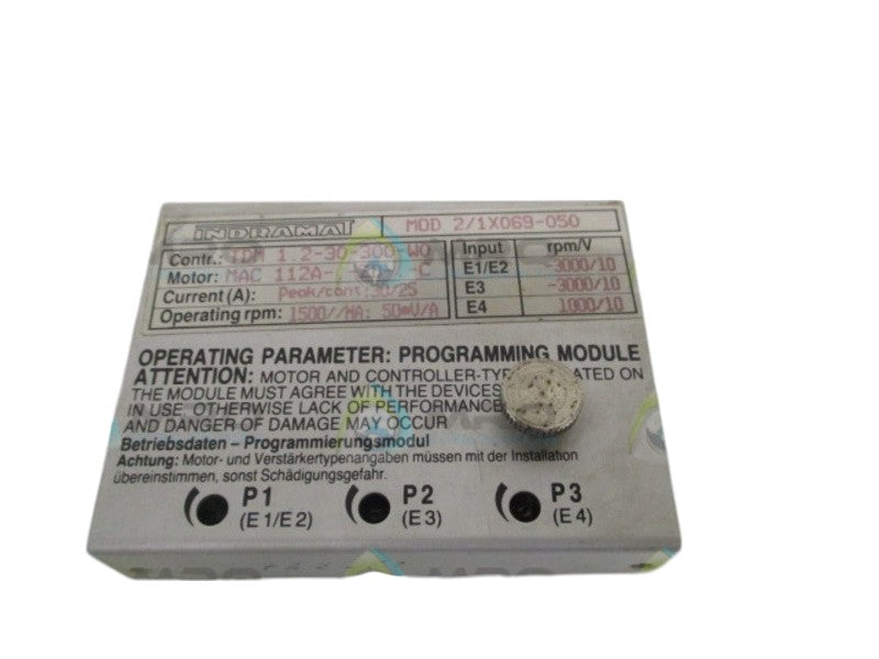 INDRAMAT MOD2/1X069-050 PROGRAMMING MODULE UNMP