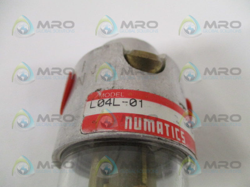 NUMATICS L04L-01 LUBRICATOR (AS PICTURED) NSNP