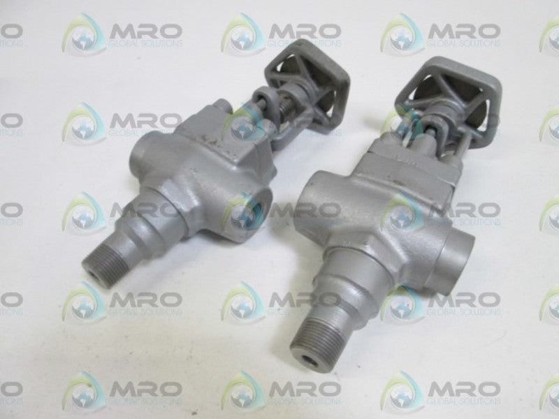 SET OF 2 PENBERTHY 530 WITH BALL CHECK VALVE  GAGECOCKS  6E108-500 NSMP