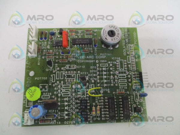 VEE-ARC PC7000 900-776 ISOLATED SPEED LOAD METER BOARD UNMP