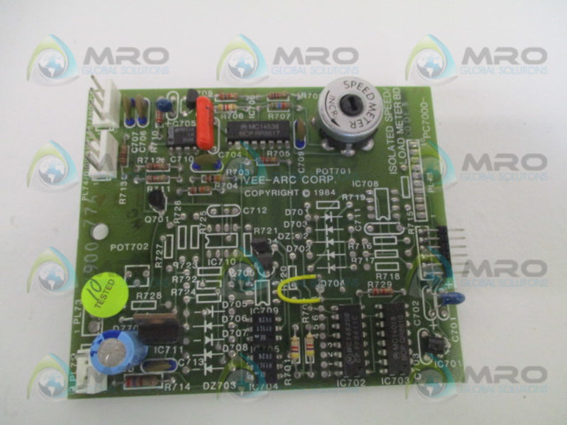 VEE-ARC PC7000 900-776 ISOLATED SPEED LOAD METER BOARD UNMP