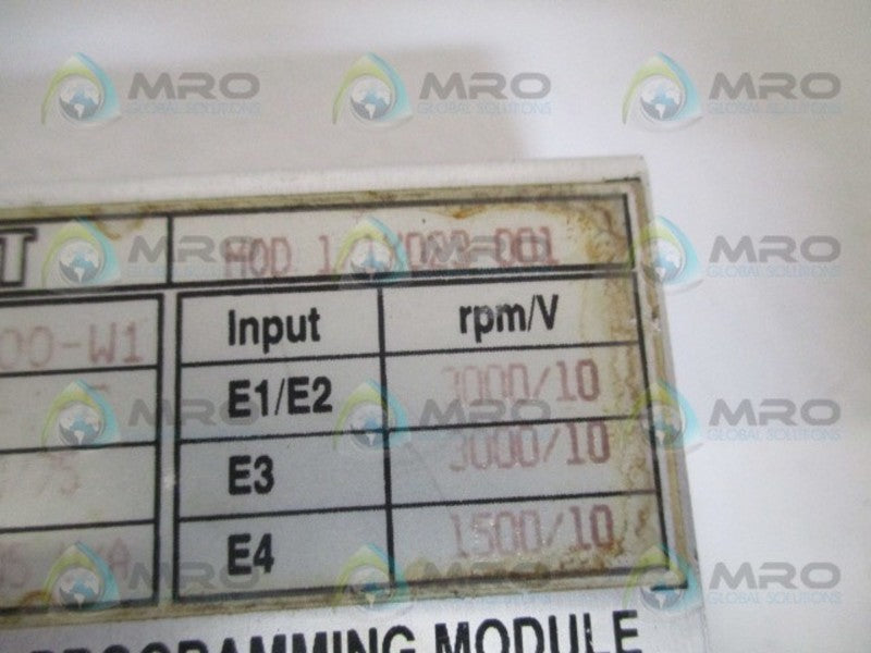 INDRAMAT MOD1/1X023-001 PROGRAMMING MODULE UNMP