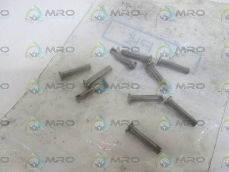 LOT OF 10 S.S. CLEVIS PINS 3/16 X 7/8 15-00501 NSMP