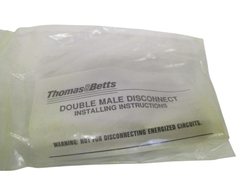 THOMAS & BETTS M2DB00T-1 DOUBLE MALE BOOT NSNP