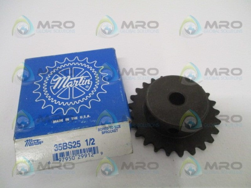 MARTIN 35BS25 BORED TO SIZE SPROCKET 1/2" NSMP