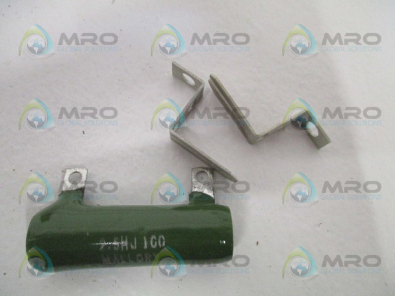 MALLORY 2.5HJ100 ADJUSTABLE RESISTOR 100 OHMS NSMP