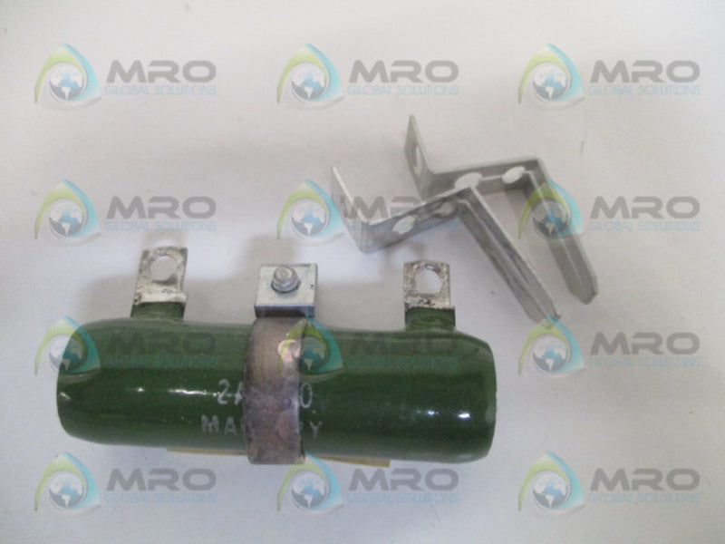 MALLORY 2AV-50 ADJUSTABLE RESISTOR 50 OHMS 25W NSMP