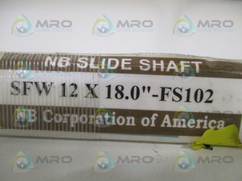 NB SFW12X18.0"-FS102 SLIDE SHAFT NSMP