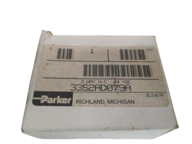 PARKER 33S2AD079A 3-WAY N/C 24VDC NSMP