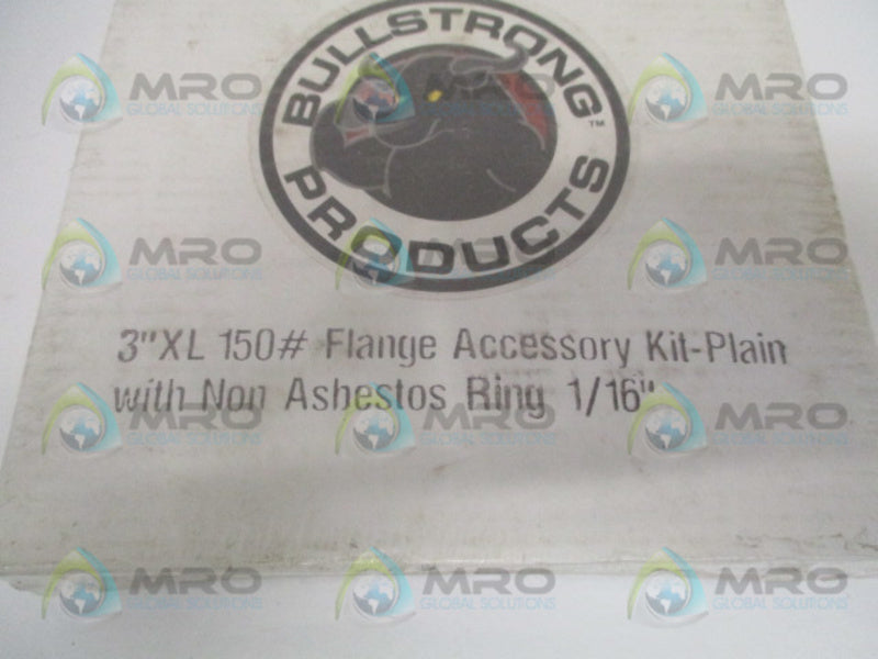BULLSTRONG #150 3"XL FLANGE ACCESSORY KIT PLAIN 1/16"  NSFS