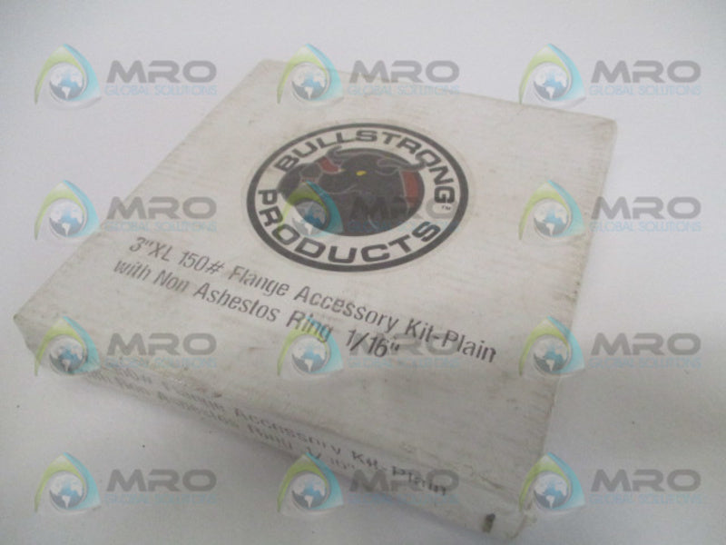 BULLSTRONG #150 3"XL FLANGE ACCESSORY KIT PLAIN 1/16"  NSFS