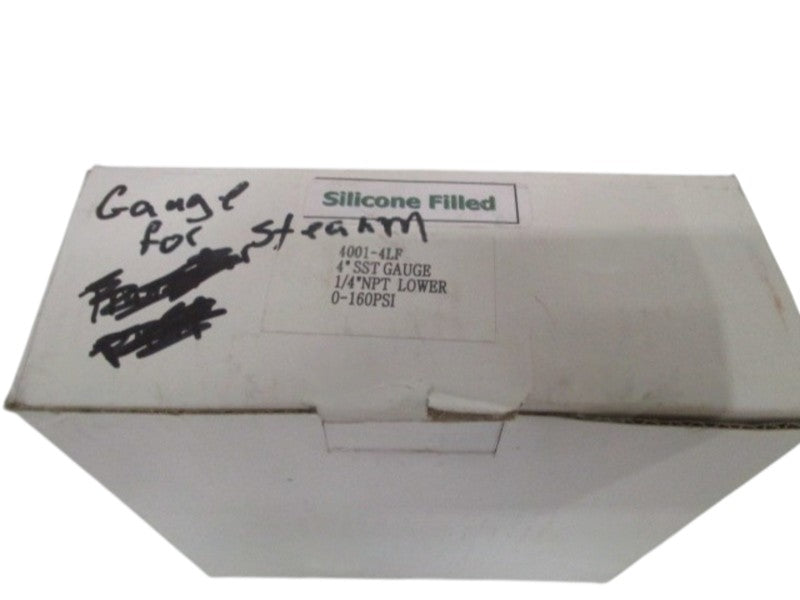PIC GAUGES 4001-4LF PRESSUGE GAUGE 0-160 PSI 4" NSMP