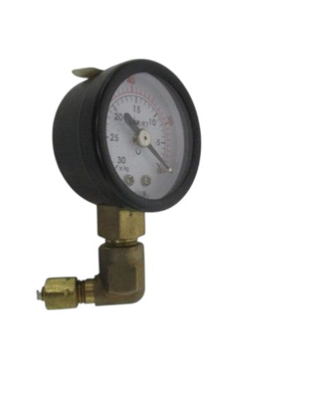 VIDEOJET 30inHg-0 76cmHg-0 VACUUM PRESSURE GAUGE UNMP