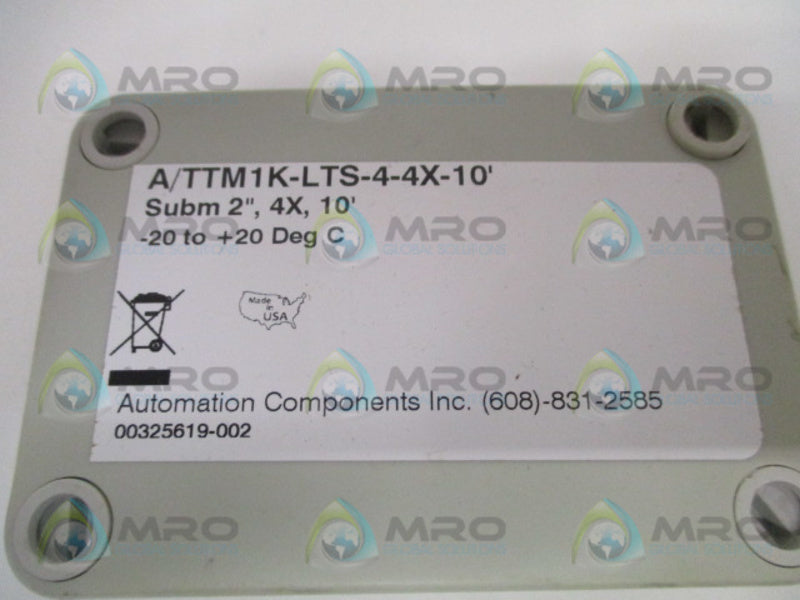 AUTOMATION COMPONENTS A/TTM1K-LTS-4-4X-10' TEMP. SENSOR -20-+20 C  UNMP