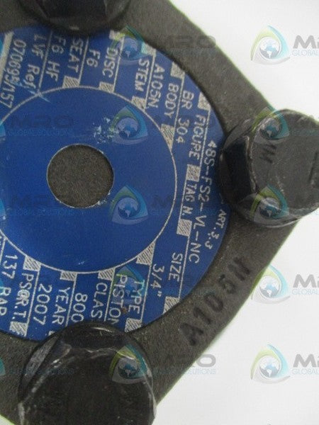 NSNPCO 48S-FS2-VL-NC SOLENOID VALVE 3/4" NSNP