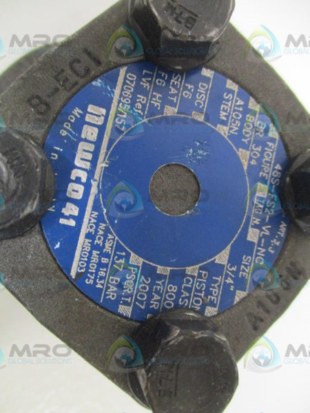 NSNPCO 48S-FS2-VL-NC SOLENOID VALVE 3/4" NSNP