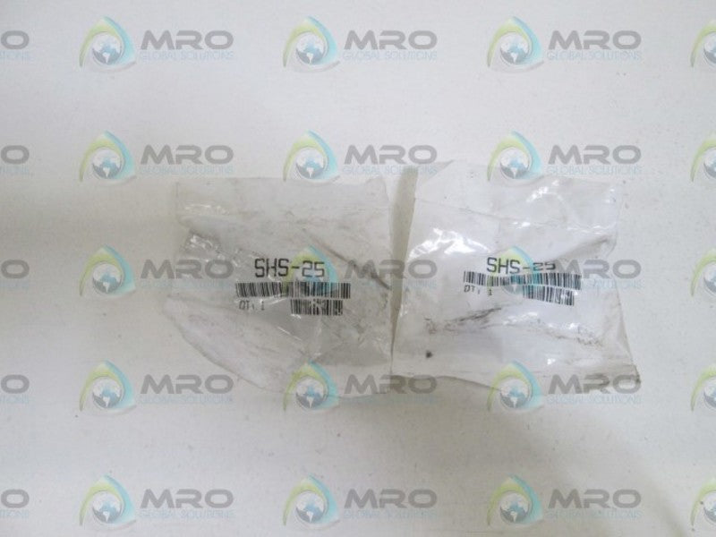 LOT OF 2 SHAFT SHS-25 NSMP