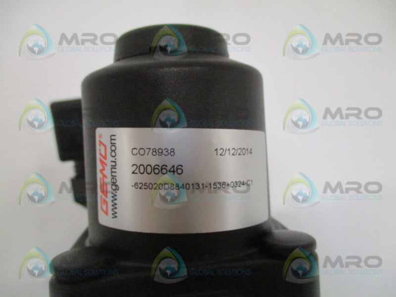GEMU 2006646 625020D8840131-1536+0324-C1 SOLENOID VALVE NSMP