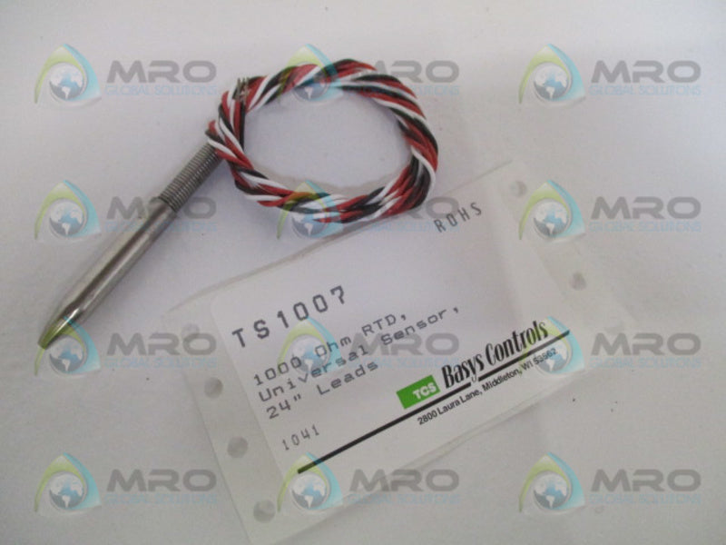 BASYS CONTROLS TS1007 UNIVERSAL SENSOR 24" 1000 OHM  NSNP