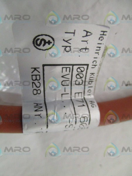 HEINRICH KUBLER EVU-L-SV-SIL FLOAT LEVEL CONTROL NSNP
