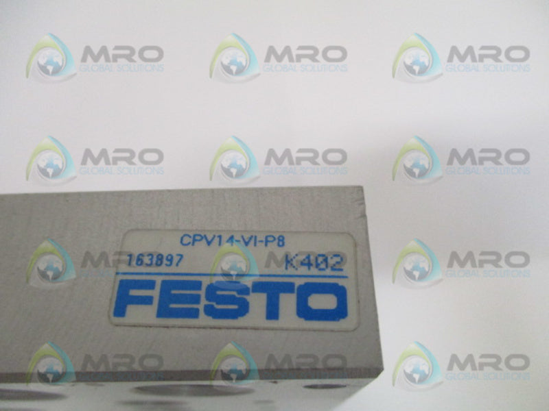 FESTO CPV14-VI-P8 PNEUMATIC MANIFOLD  NSNP