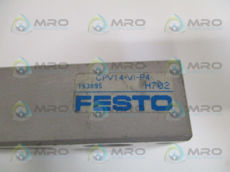 FESTO CPV14-VI-P4 PNEUMATIC MULTIPLE CONNECTOR PLATE  NSNP