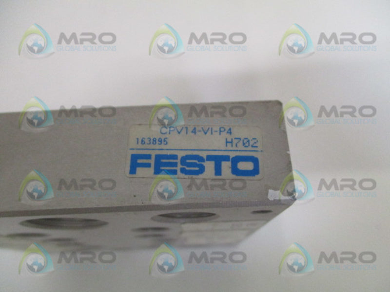 FESTO CPV14-VI-P4 PNEUMATIC MULTIPLE CONNECTOR PLATE  UNMP