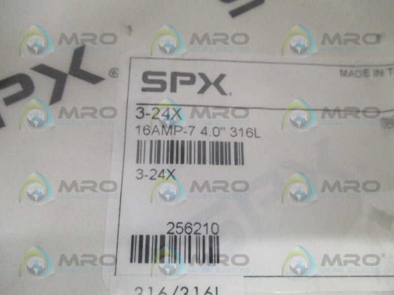 SPX 3-24X END CAP 16AMP-7 4.0" 316L NSMP