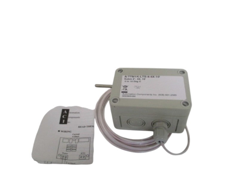 AUTOMATION COMPONENTS A/TTM1K-LTS-4-4X-10' TEMP. TRANSMITTER  NSNP