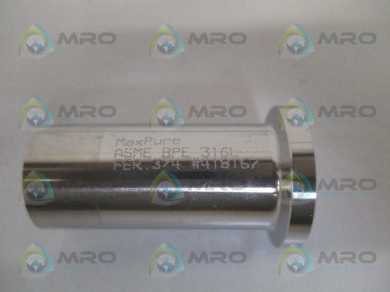 MAXPURE TEG14AM7-316L75-PL FERRULE FITTING NSMP