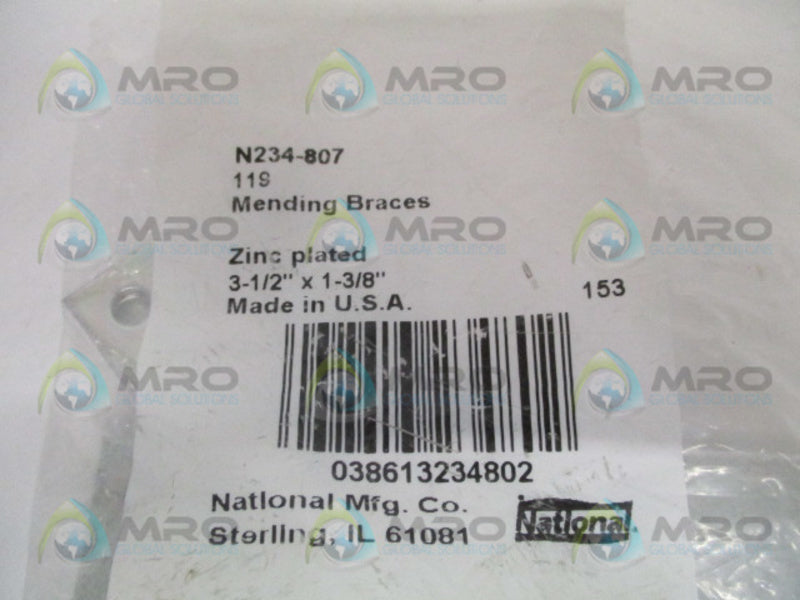 NATIONAL N234-807 MENDING BRACES NSMP