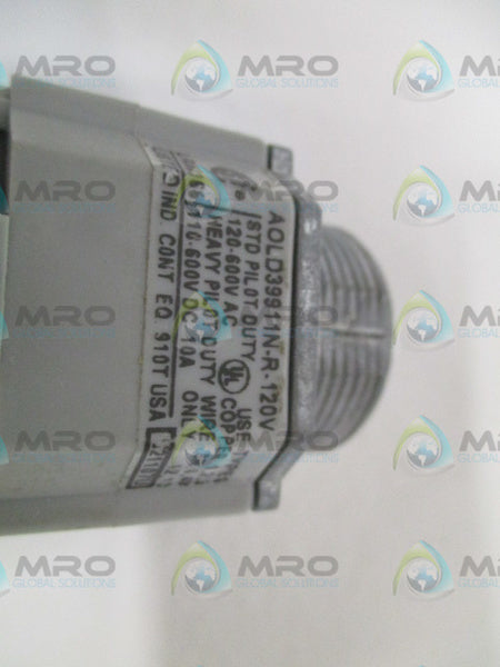 IDEC AOLD39911N-R-120V INDICATOR PILOT LIGHT UNMP