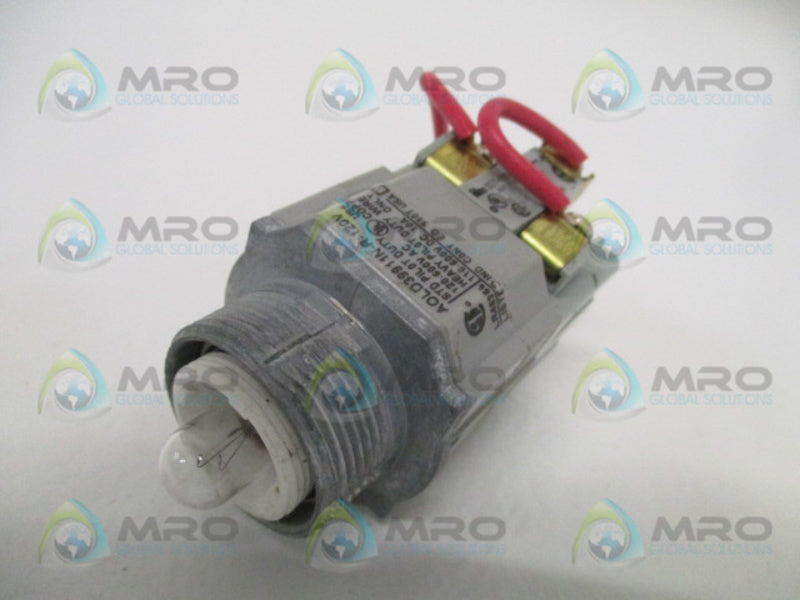 IDEC AOLD39911N-R-120V INDICATOR PILOT LIGHT UNMP