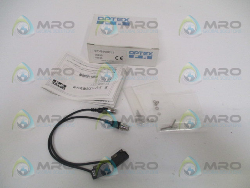 OPTEX ET-S500PL3 THRU-BEAM PHOTOELECTRIC SENSOR NSMP