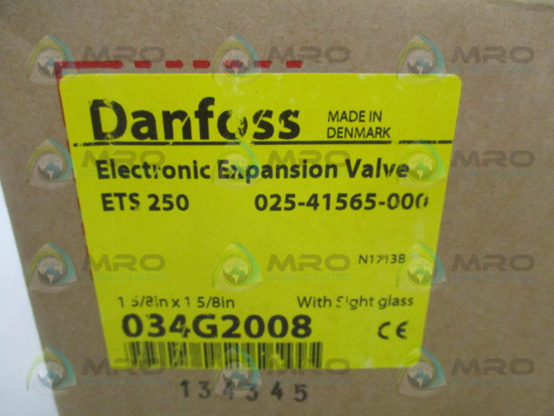 DANFOSS 034G2008 ETS250 ELECTRONIC EXPANSION VALVE  NSFS