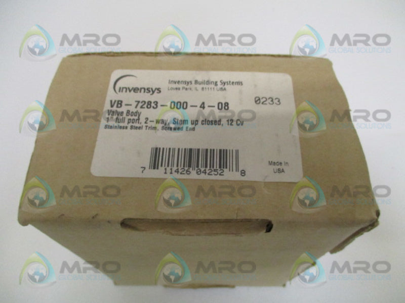 INVENSYS VB-7283-000-4-08 VALVE BODY 1" NSMP