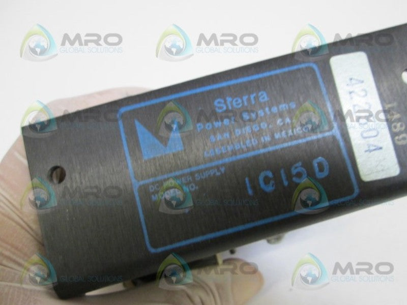 SIERRA DC POWER SUPPLY IC15D UNMP