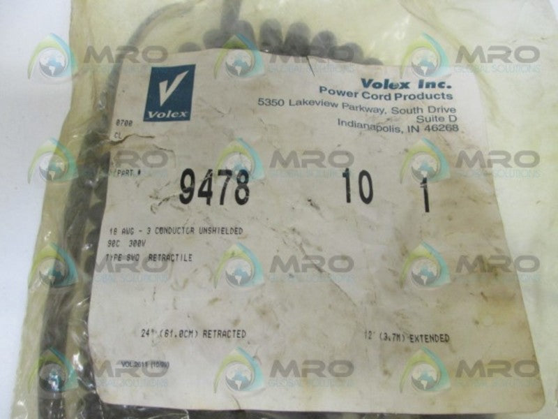 VOLEX CONDUCTOR 9478 10 1 NSNP IN BAG