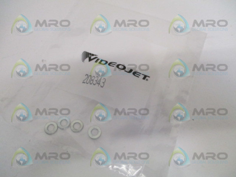 VIDEOJET 208343 FLAT WASHER (PKG OF 4) NSMP