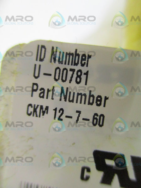 TURCK CKM12-7-60 MOLDED CORDSET NSNP
