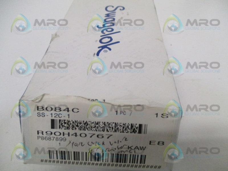 SWAGELOK SS-12C-1 POPPET CHECK VALVE NSMP