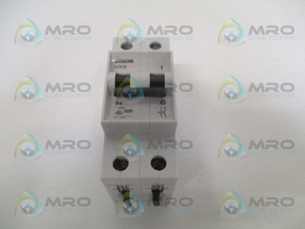 SIEMENS 5SX2202-8 CIRCUIT BREAKER 2A UNMP