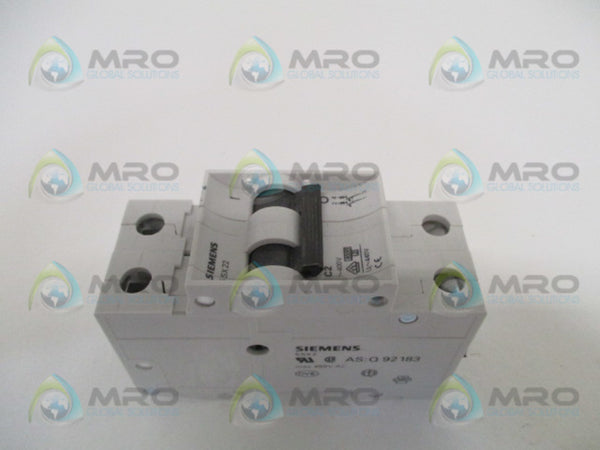 SIEMENS 5SX2202-7 CIRCUIT BREAKER 2A UNMP