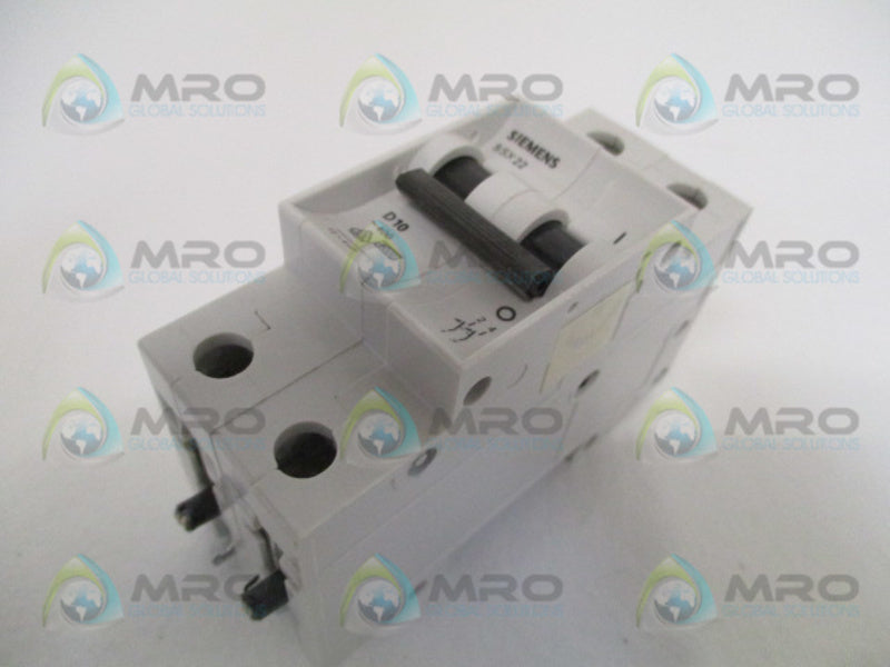 SIEMENS 5SX2210-8 CIRCUIT BREAKER 10A UNMP