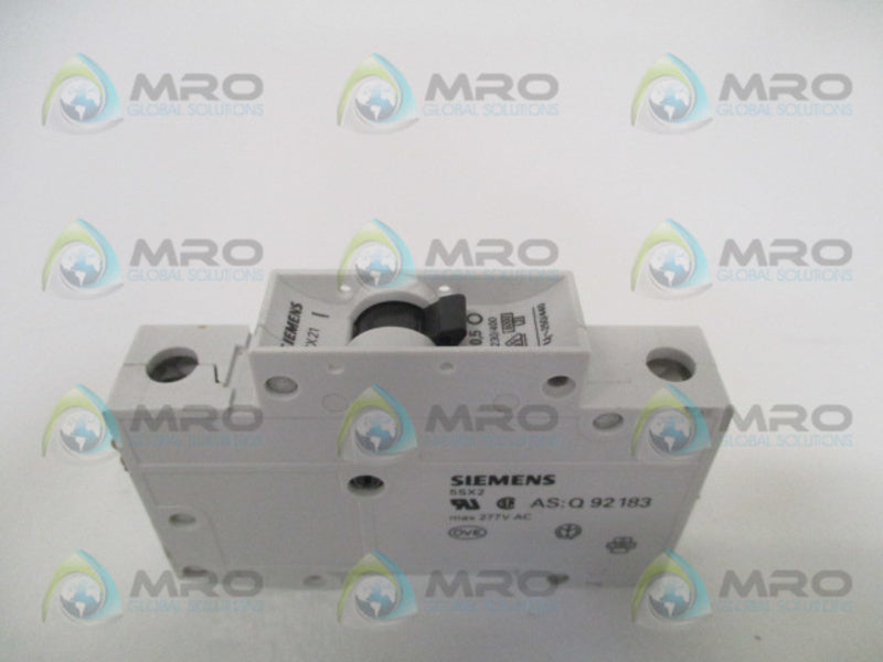 SIEMENS 5SX2105-7 CIRCUIT BREAKER 0.5A UNMP