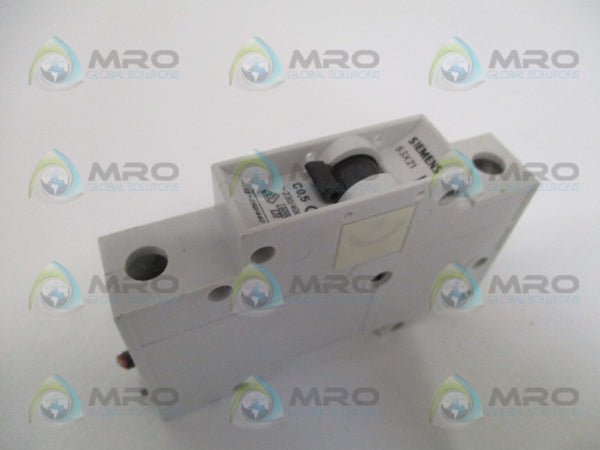 SIEMENS 5SX2105-7 CIRCUIT BREAKER 0.5A UNMP