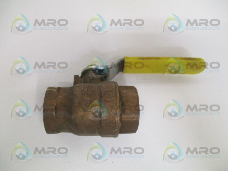 WATTS FBV-1 BALL VALVE 600 WOG 1" UNMP