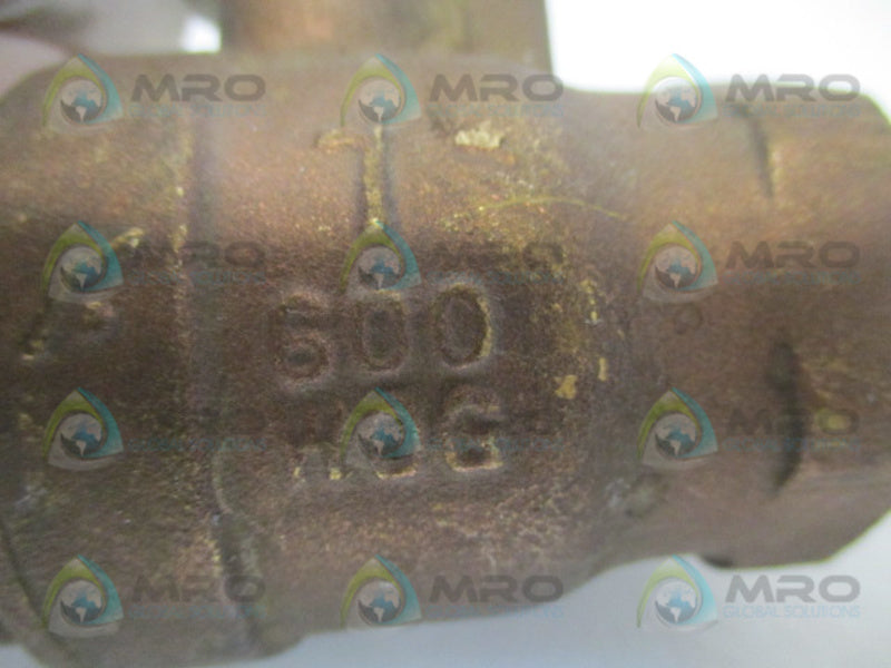 WATTS FBV-1 BALL VALVE 600 WOG 1" UNMP
