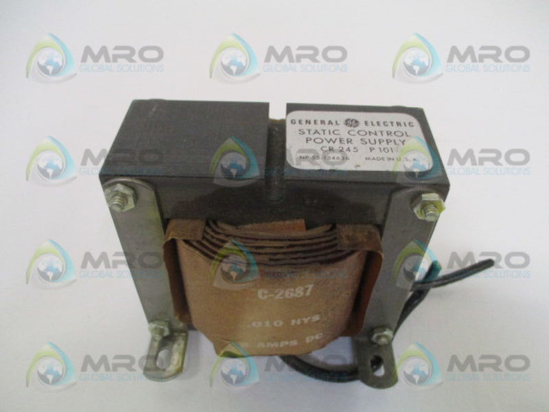 GENERAL ELECTRIC CR245P101A TRANSFORMER UNMP