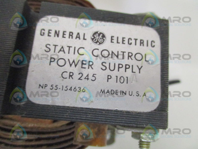 GENERAL ELECTRIC CR245P101A TRANSFORMER UNMP